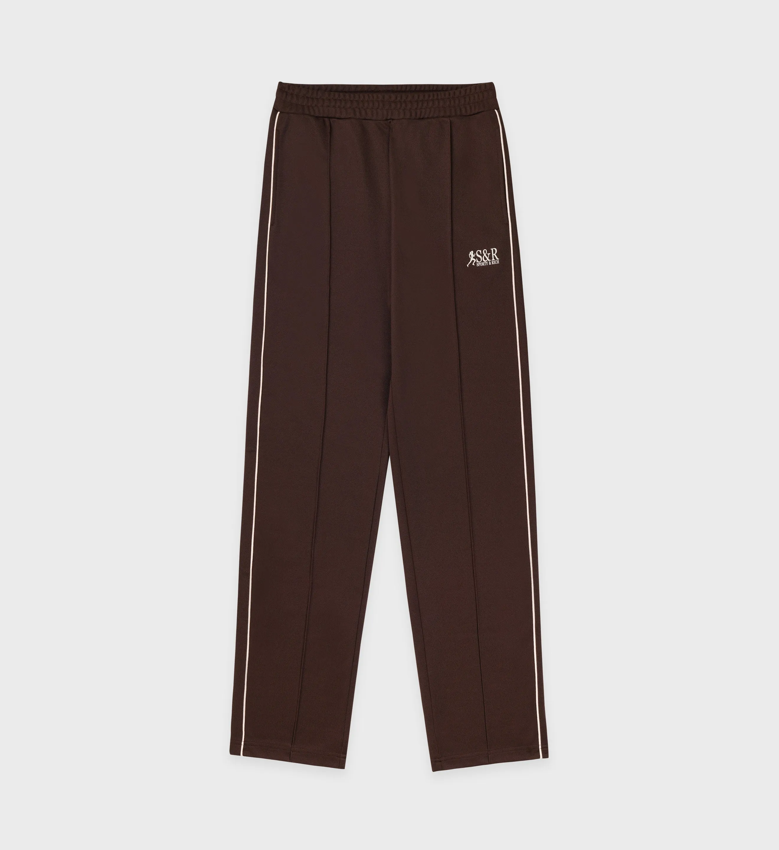 Action Logo Track Pants - Cocoa/Milk