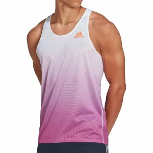 adidas Adizero Engineered Mens Running Vest - Purple