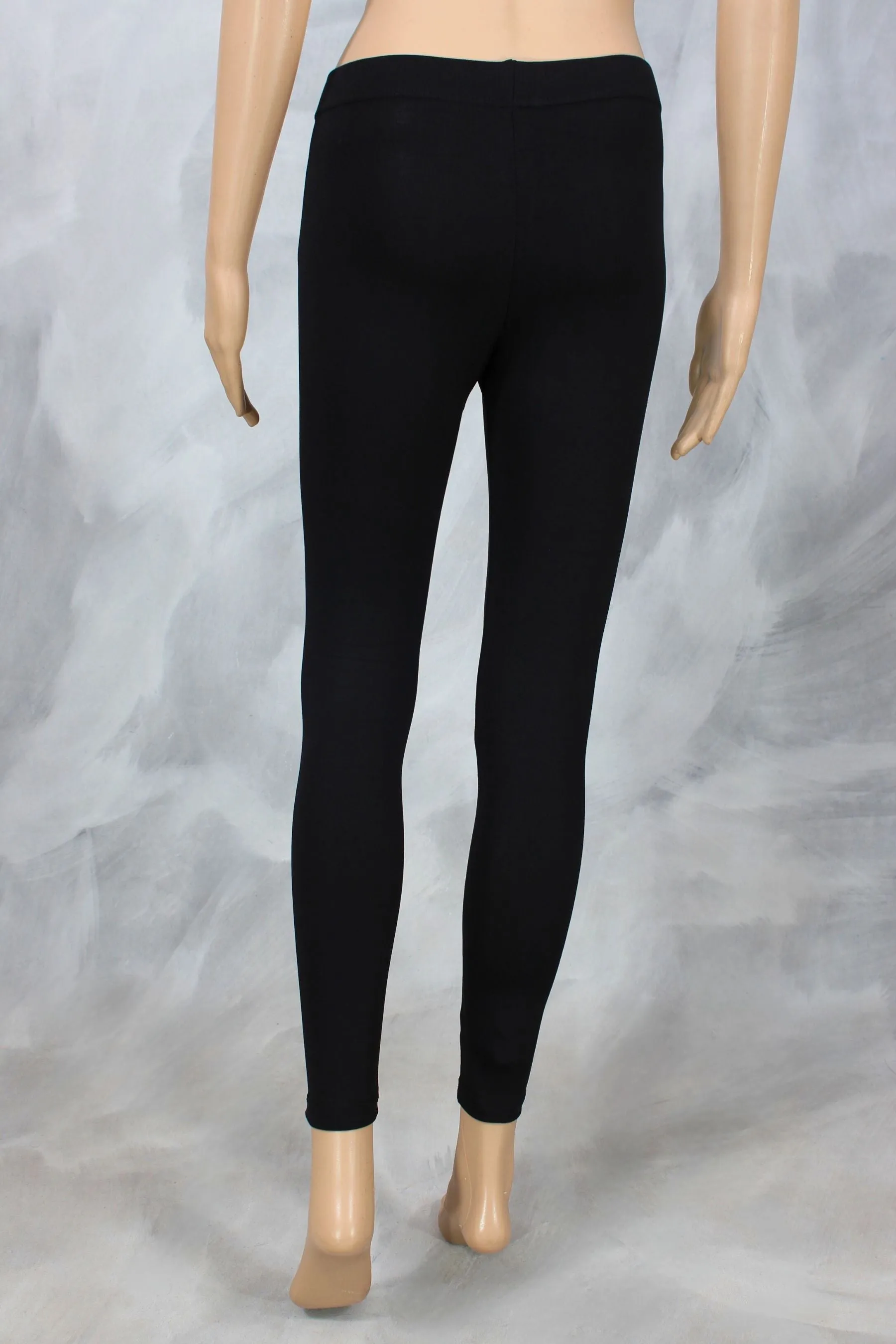 Ankle-Length 4-Way Lycra Leggings with Comfortable Waistband