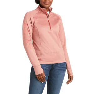 Ariat Ladies TEK Team Ash Rose Half Zip Sweatshirt 10037538