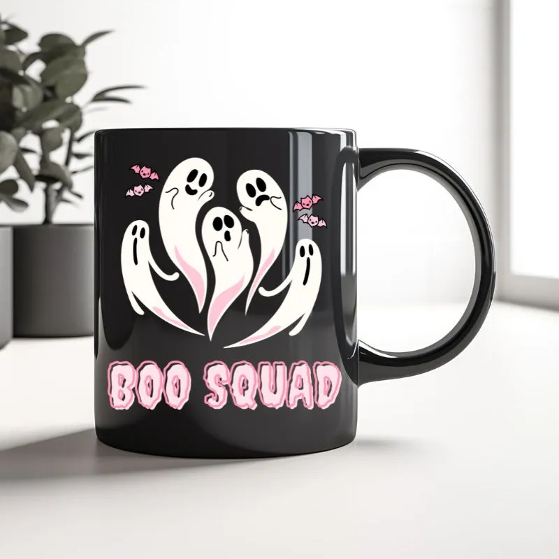 Boo Squad Halloween Design PNG Download