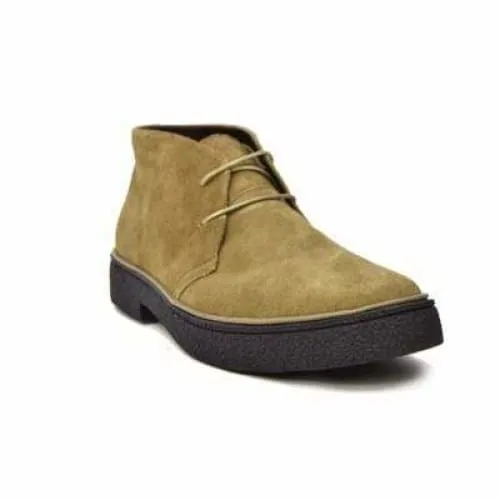 British Walkers Playboy Men's Olive Green Suede