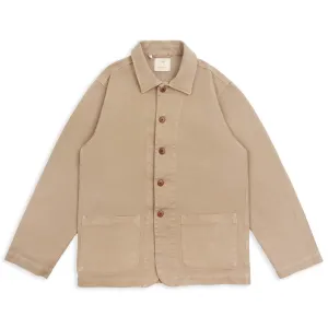 Burrows & Hare Cavalry Twill Jacket - Dyed Beige