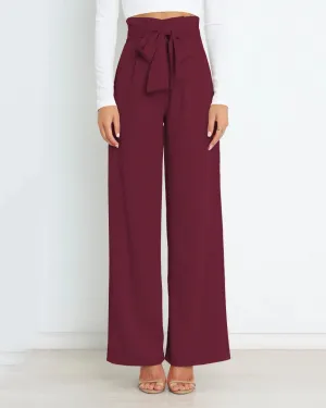 Casual Versatile Wide Leg Trousers