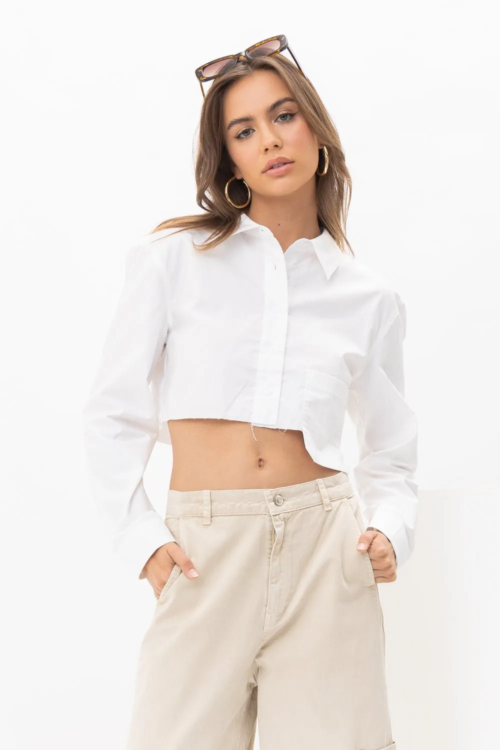 Cazzy Crop Shirt