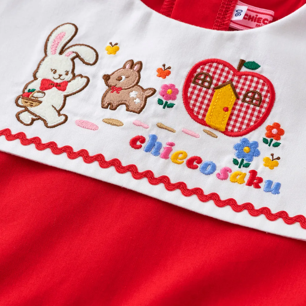 Chieco Saku Wonderland Red Bliss Blouse