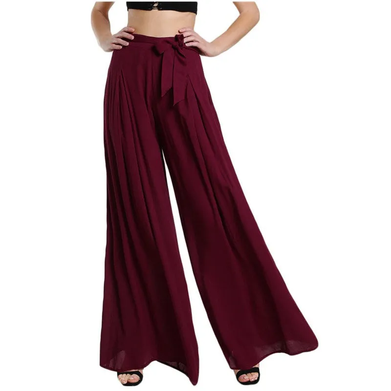 Chiffon Wide Leg Pants