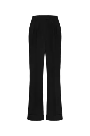 Dahlia Straight Basic Twill Floor Length Pants