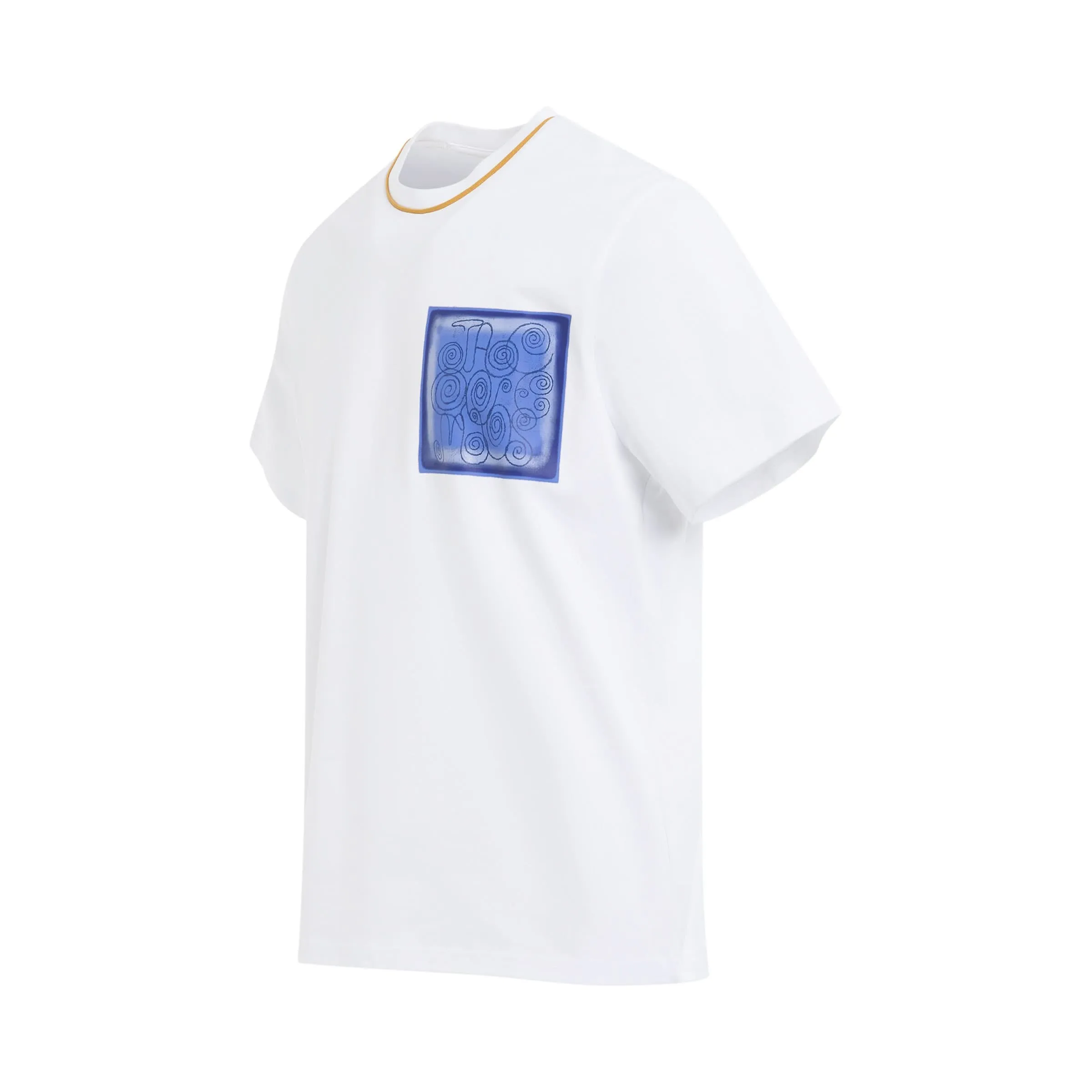 Duelo Mosiac Print T-Shirt in White