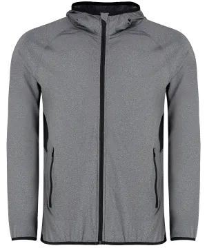 Gamegear® fashion fit sports jacket | Grey Melange/Black