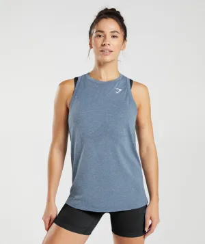 Gymshark Vital Seamless 2.0 Light Tank - Evening Blue Marl