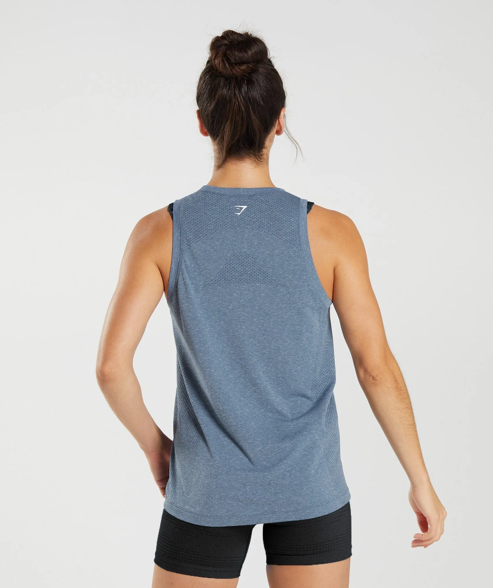 Gymshark Vital Seamless 2.0 Light Tank - Evening Blue Marl