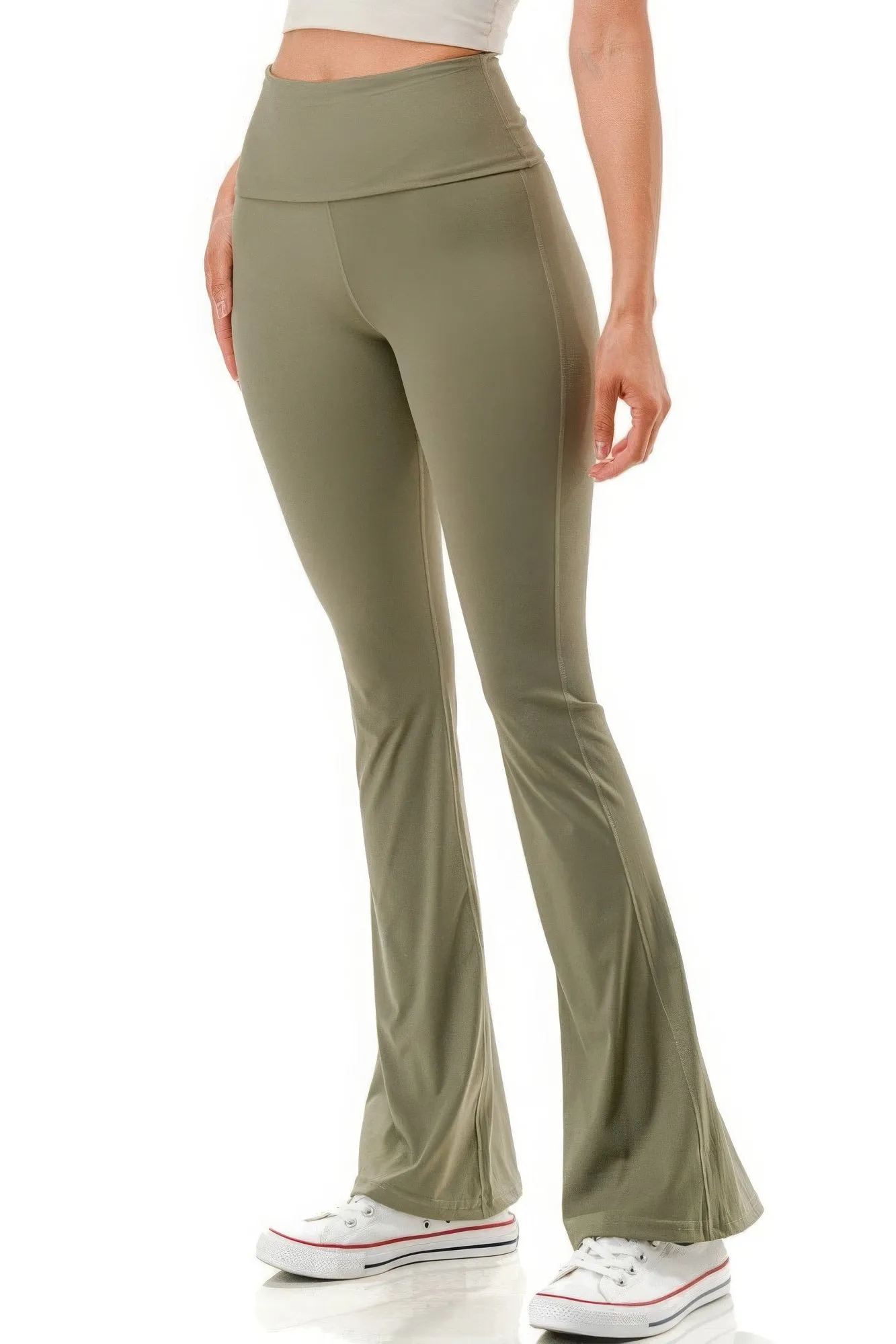 High Waist Premium Yoga Flare Pants