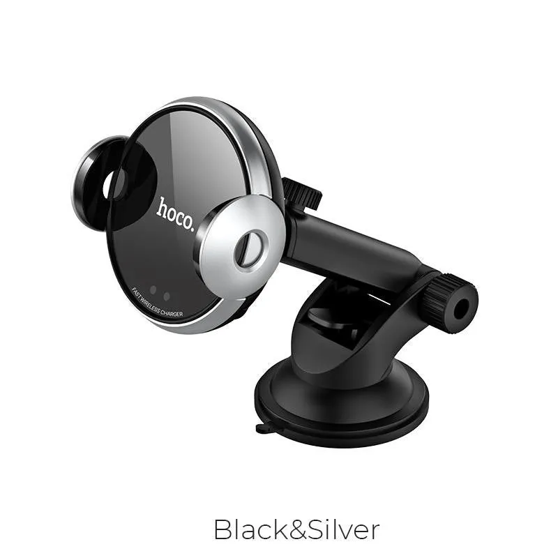 hoco. Car wireless charger «CA48» air outlet and dashboard mount