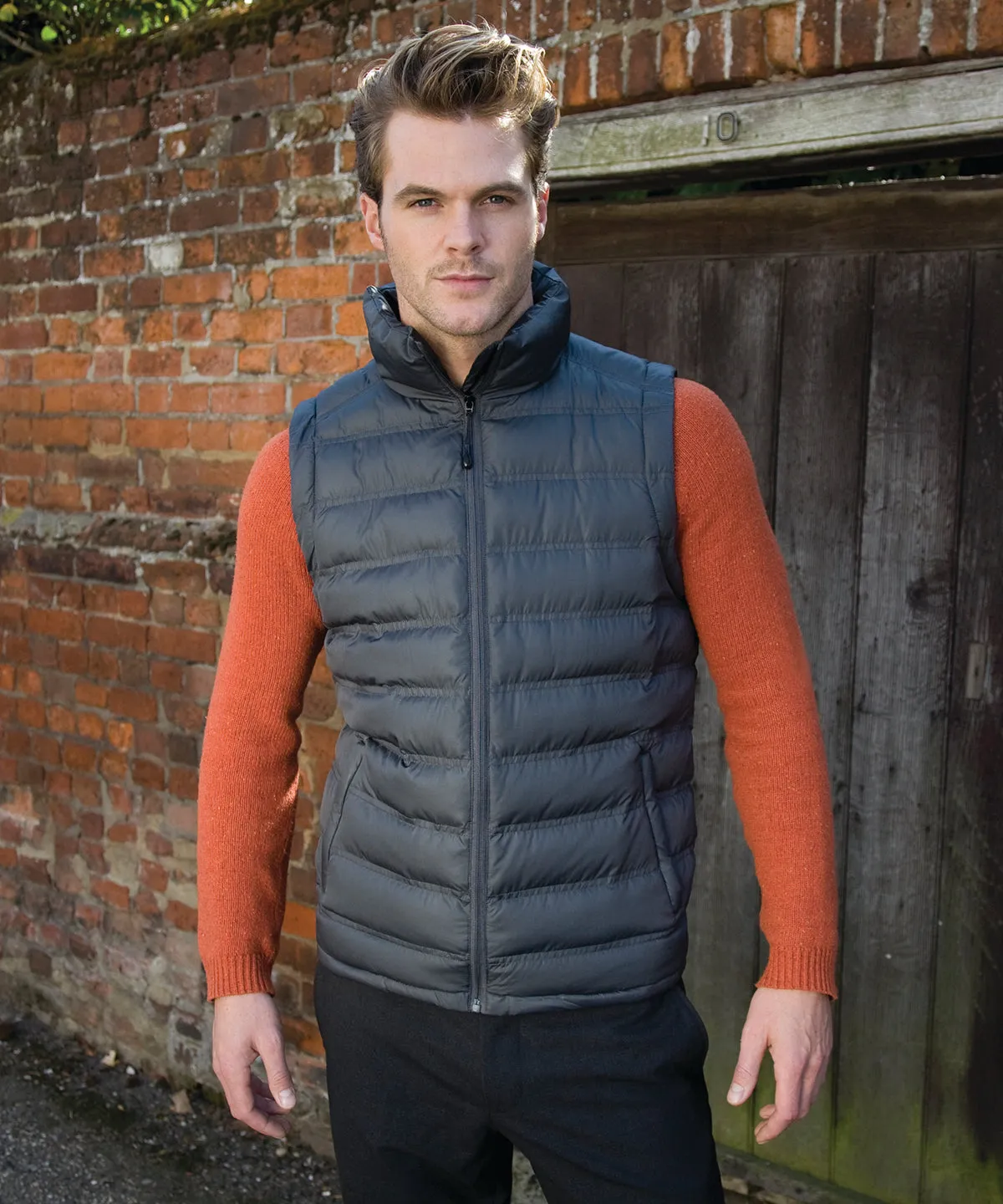 Ice bird padded gilet | Orange