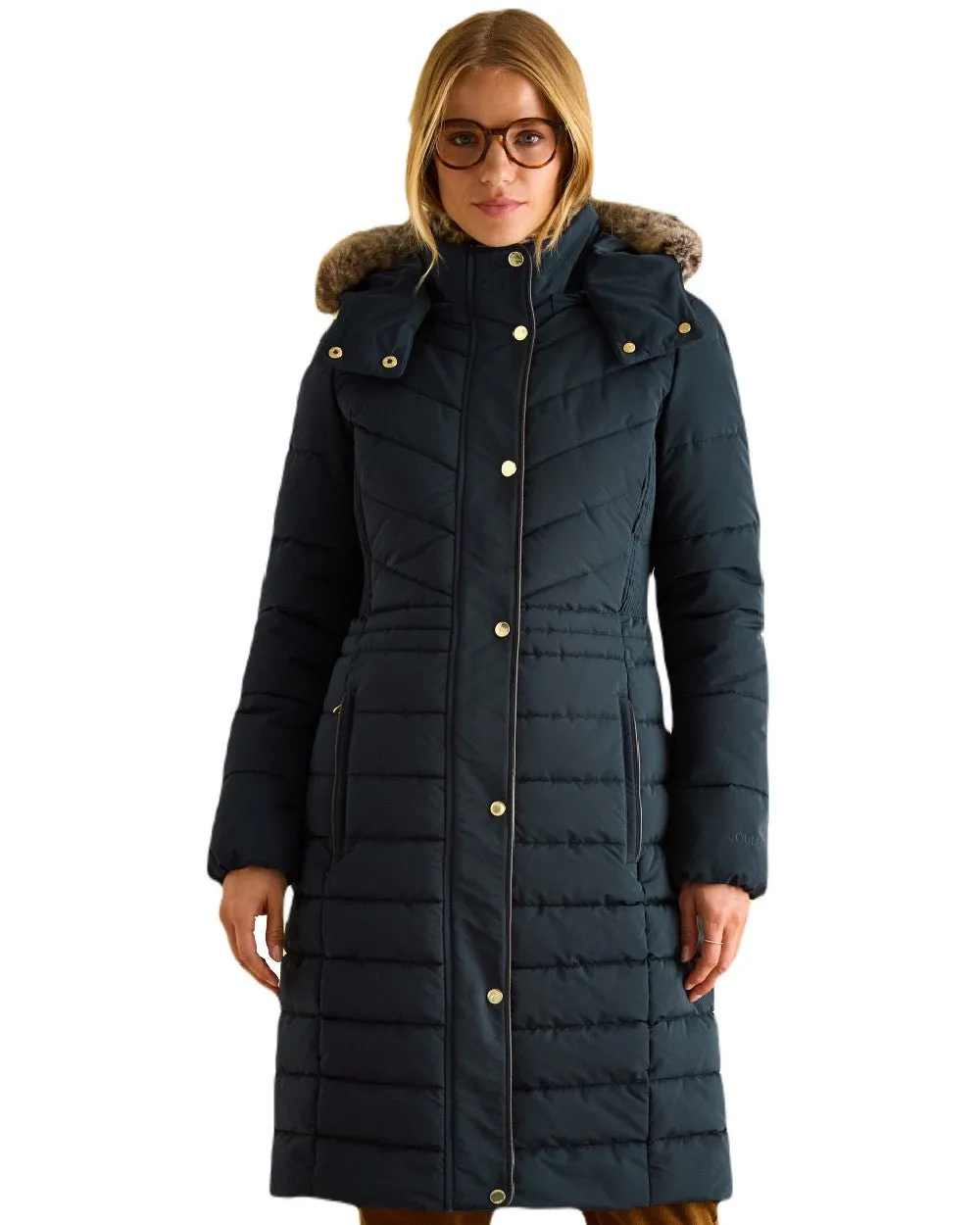 Joules Cherington Showerproof Longline Padded Coat