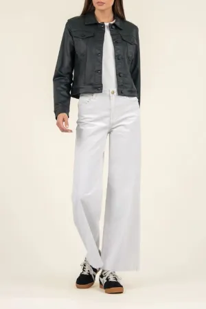 Julia Crop Jacket Drop Shoulder