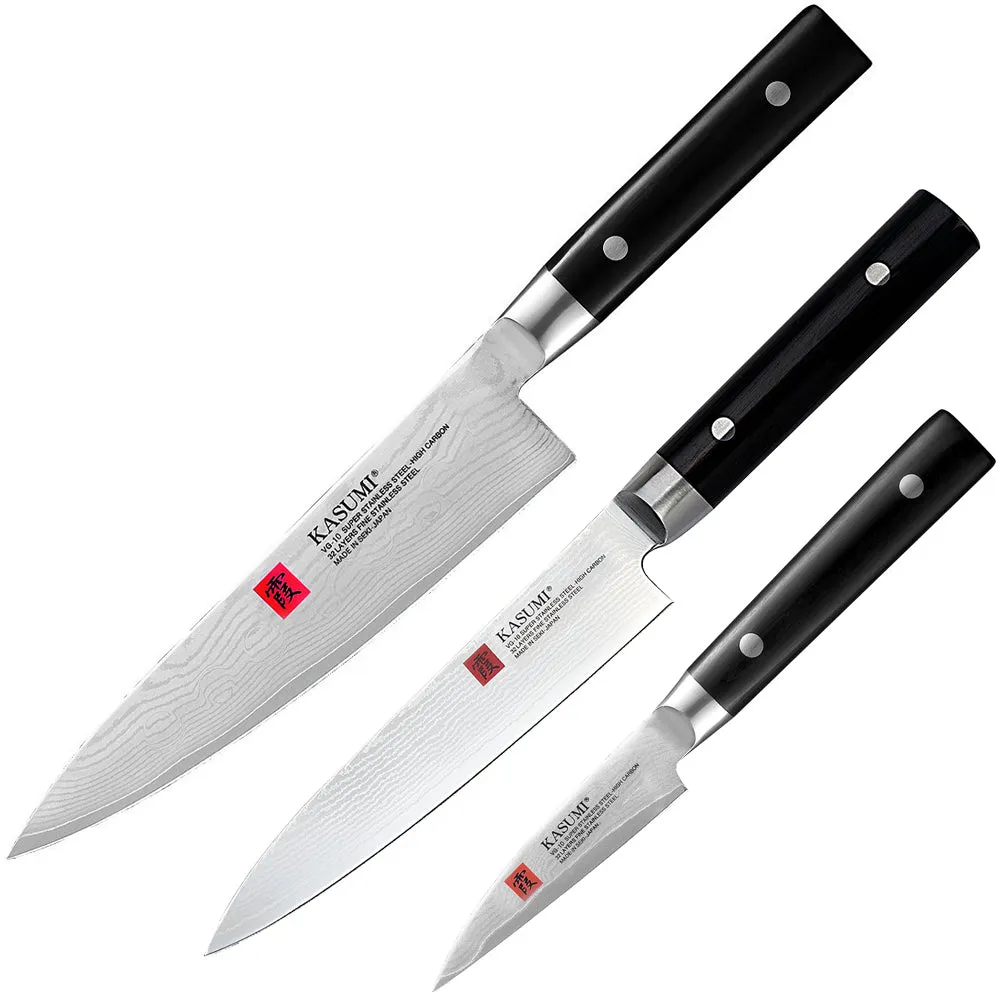 Kasumi 3pc Chefs Knife set