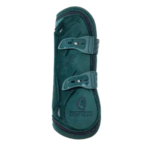 Kentucky Tendon Boots Bamboo Elastic Velvet Dark Green