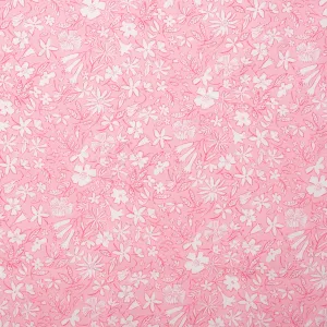 LIBERTY of PARIS Printed Cotton - Garden - Pink