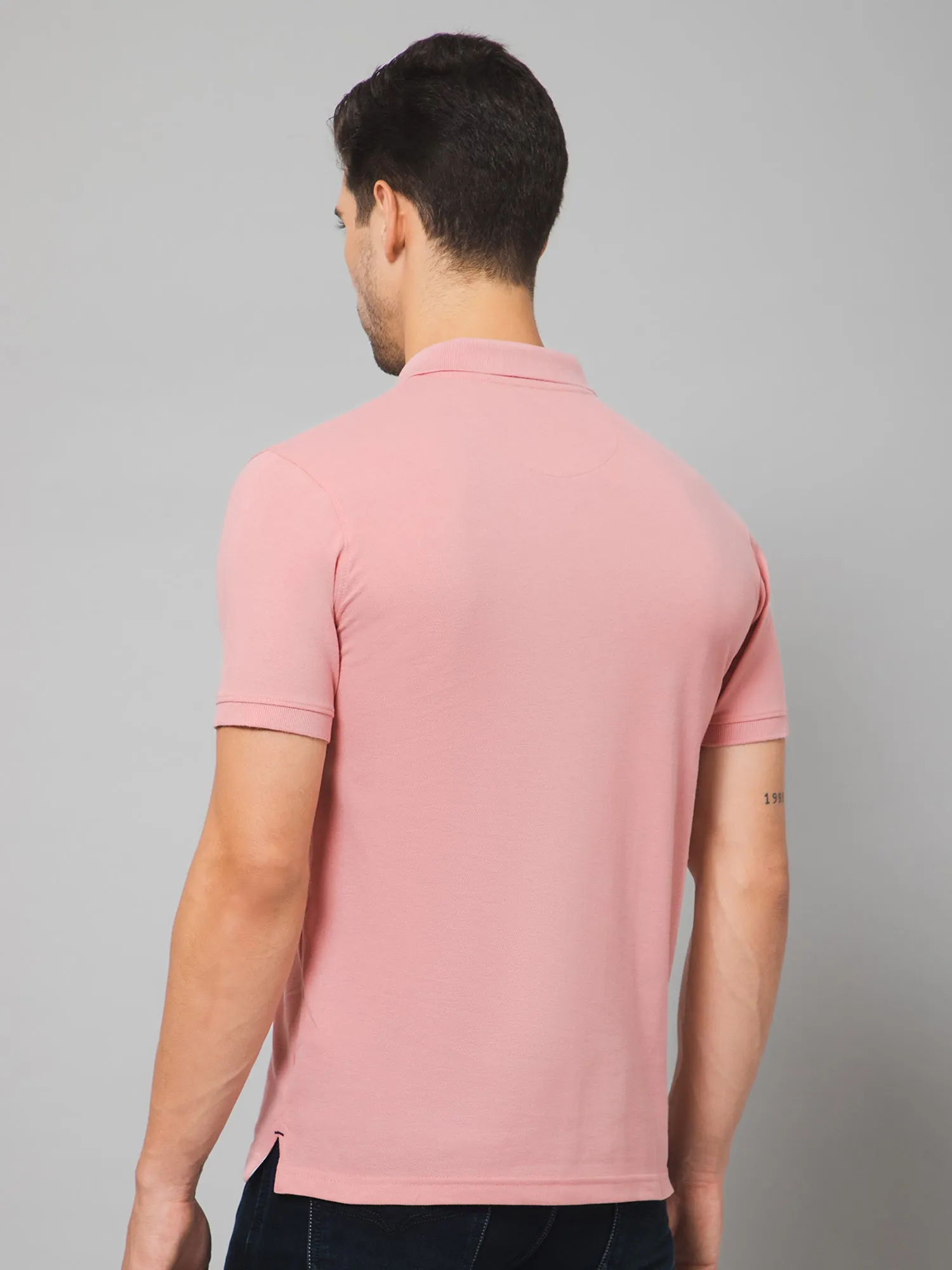 Men Pink T-Shirt