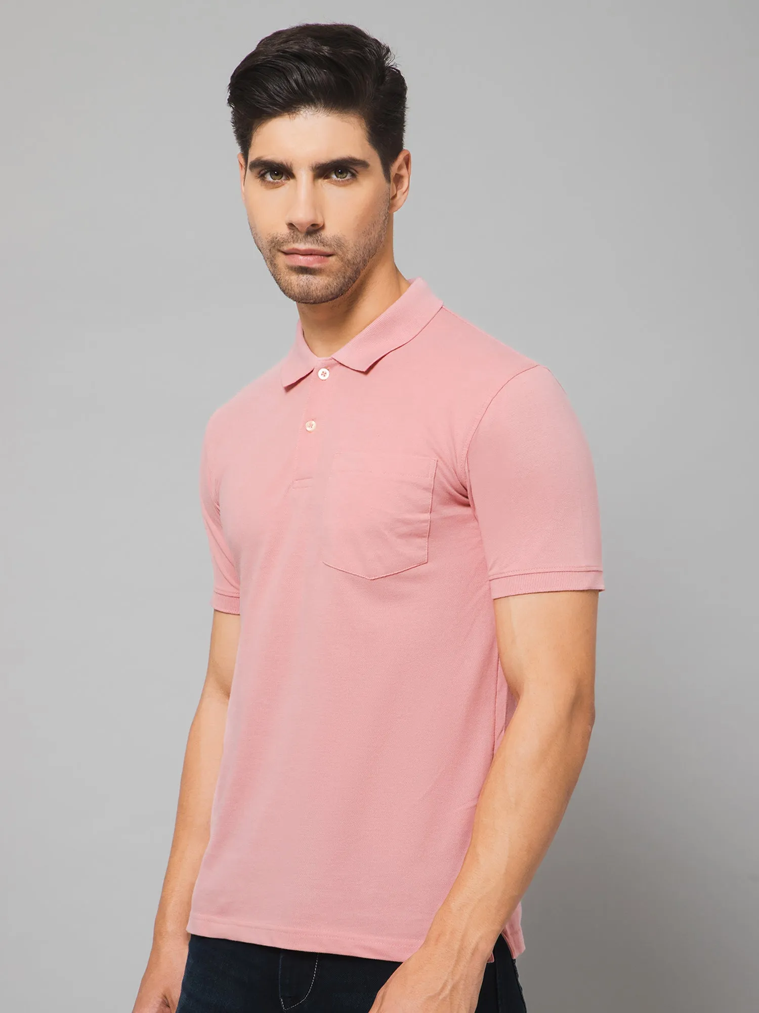 Men Pink T-Shirt