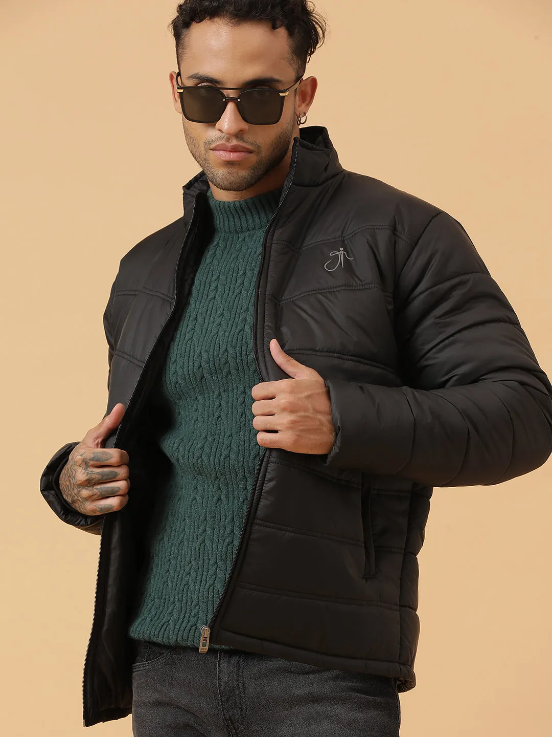 Men Recycled Bomber Jacket