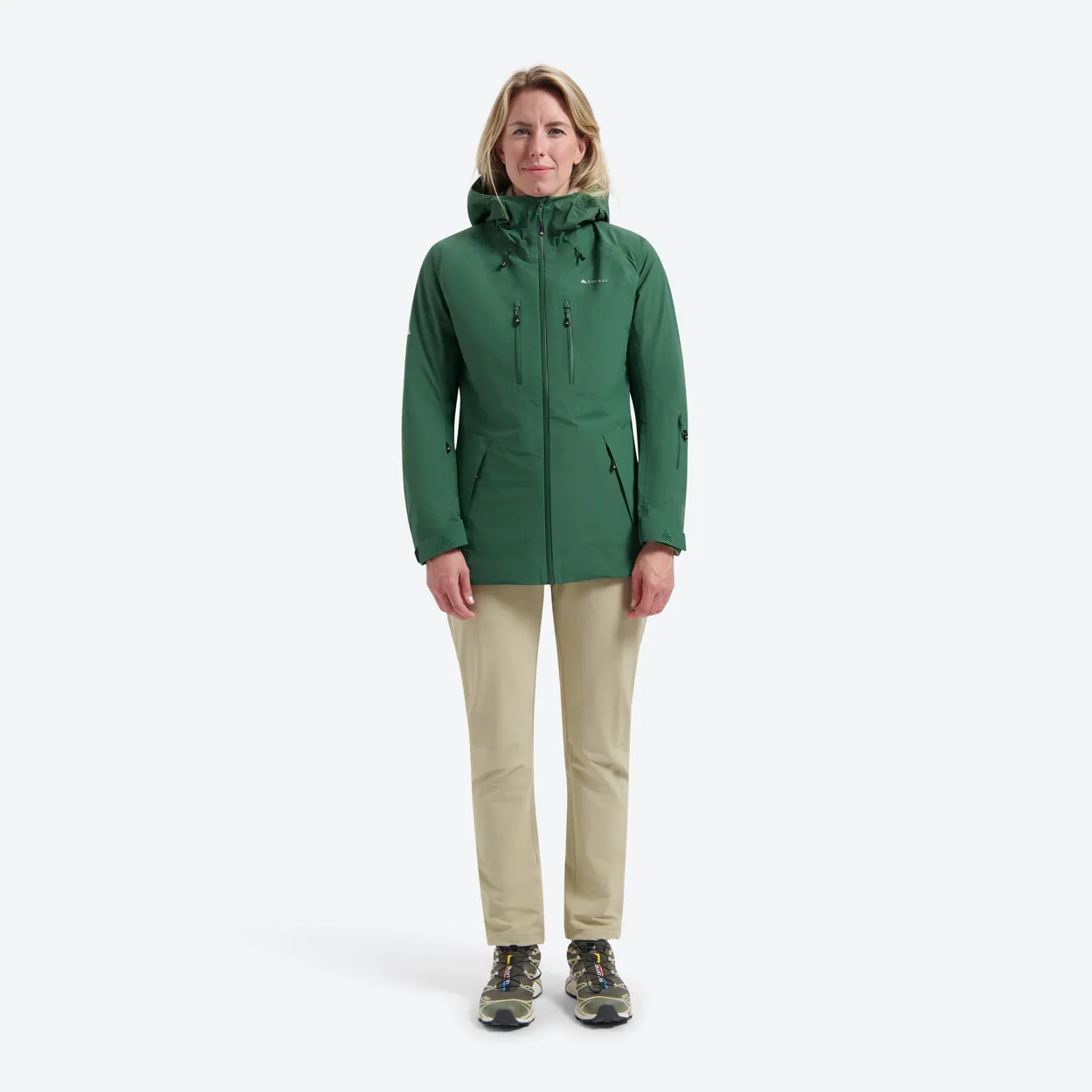 Mountain Hardshell Jacket Dark Green | Womens