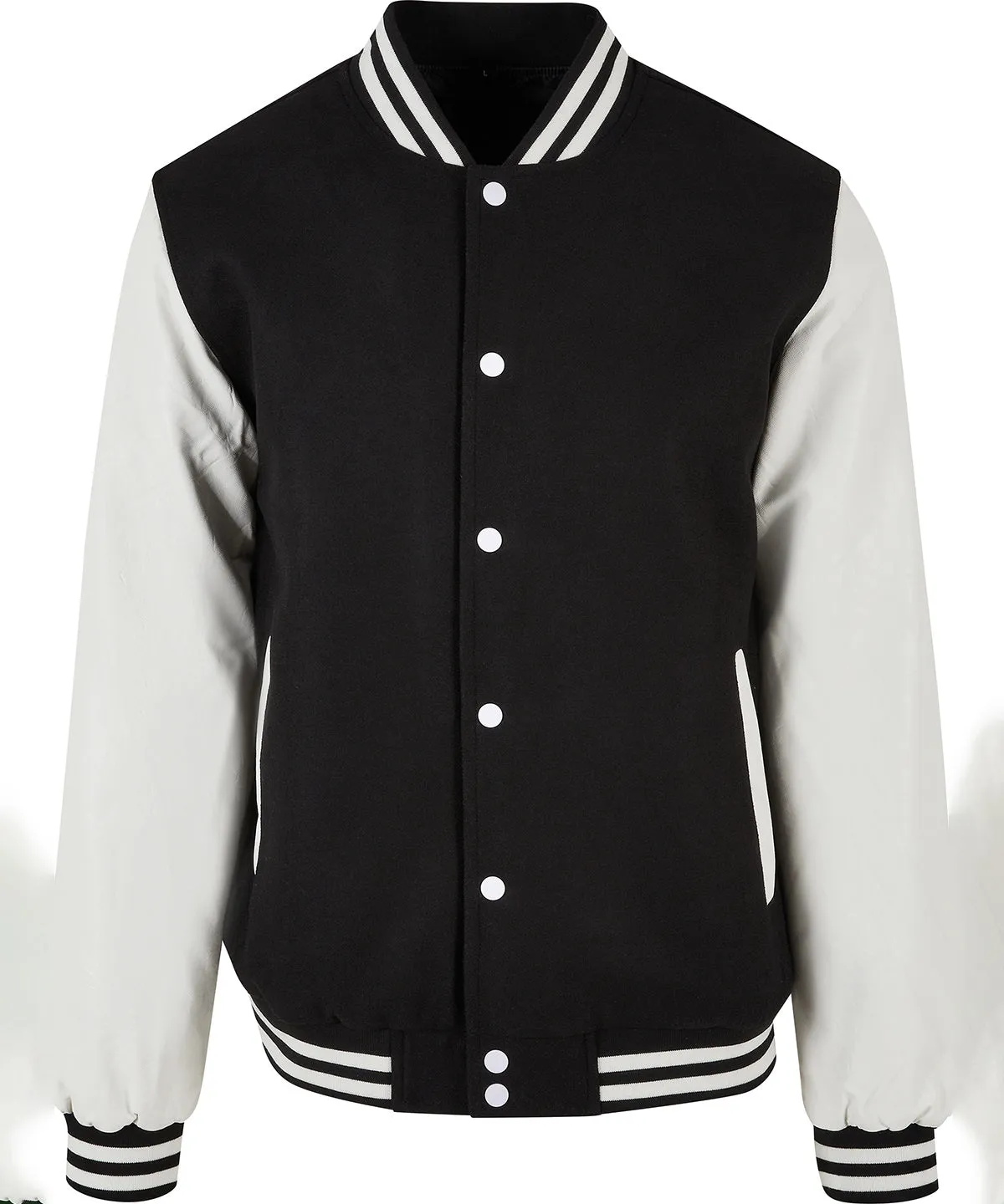 Old school college jacket | Black/White