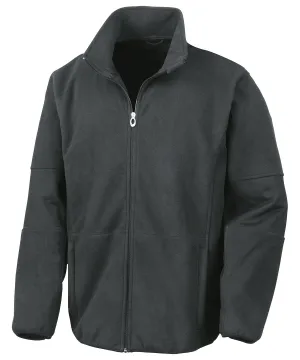 Osaka combed pile softshell jacket | Black