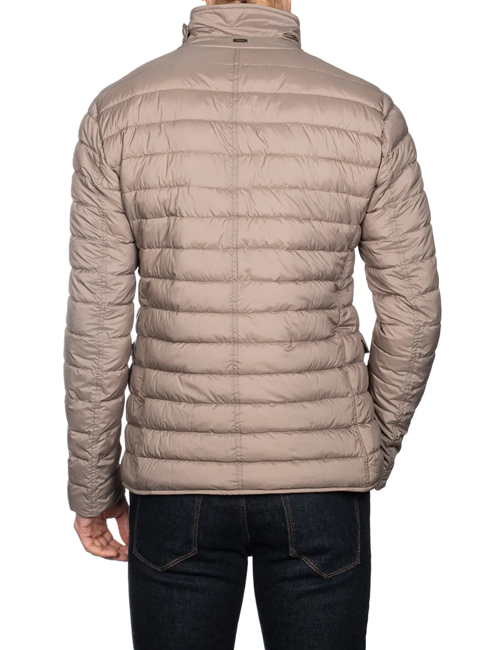 Padded Woven Jacket Grey