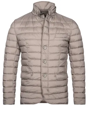 Padded Woven Jacket Grey