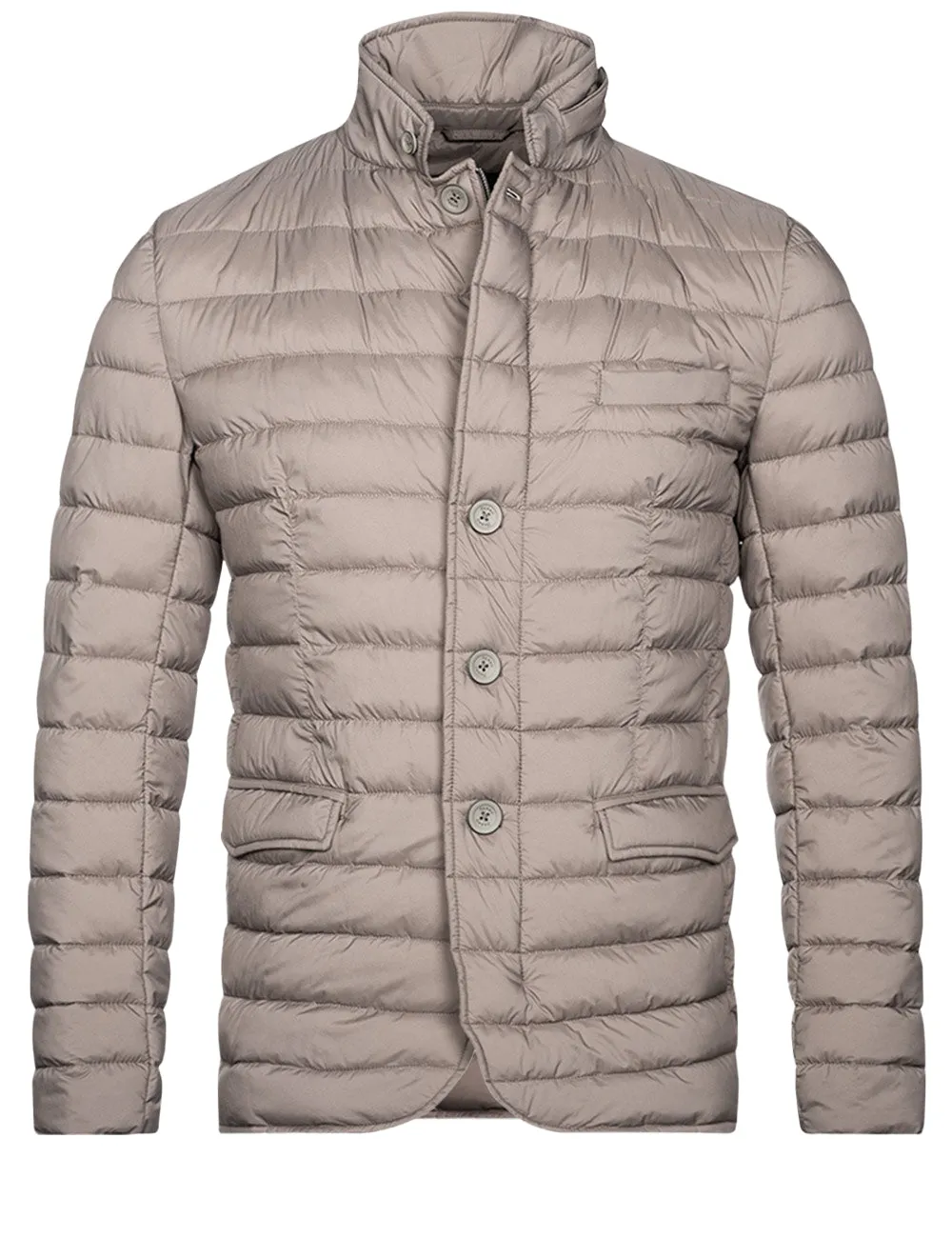 Padded Woven Jacket Grey