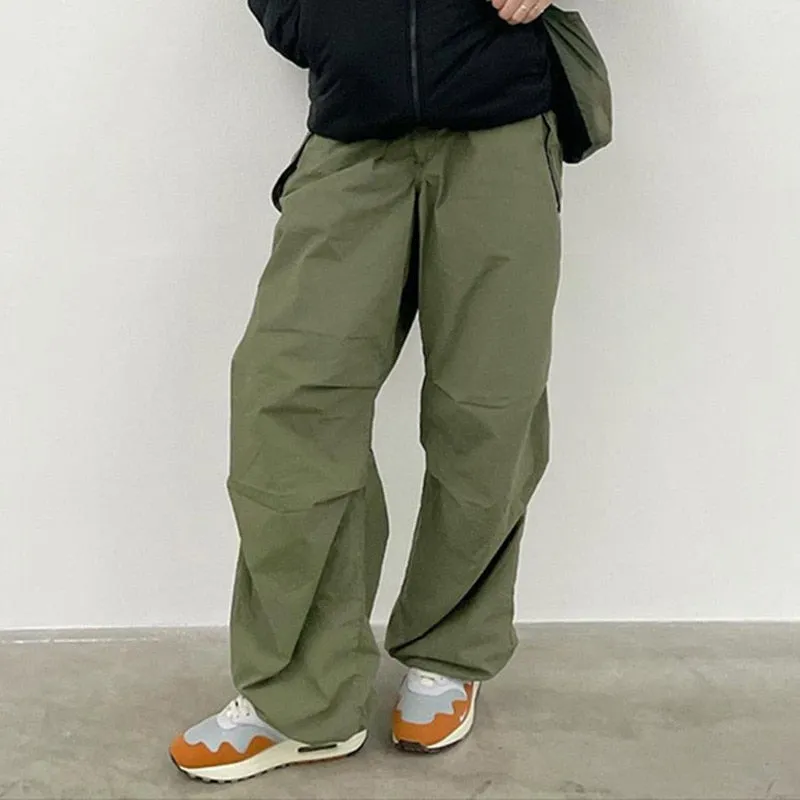 Parachute Trousers with Cord Locks