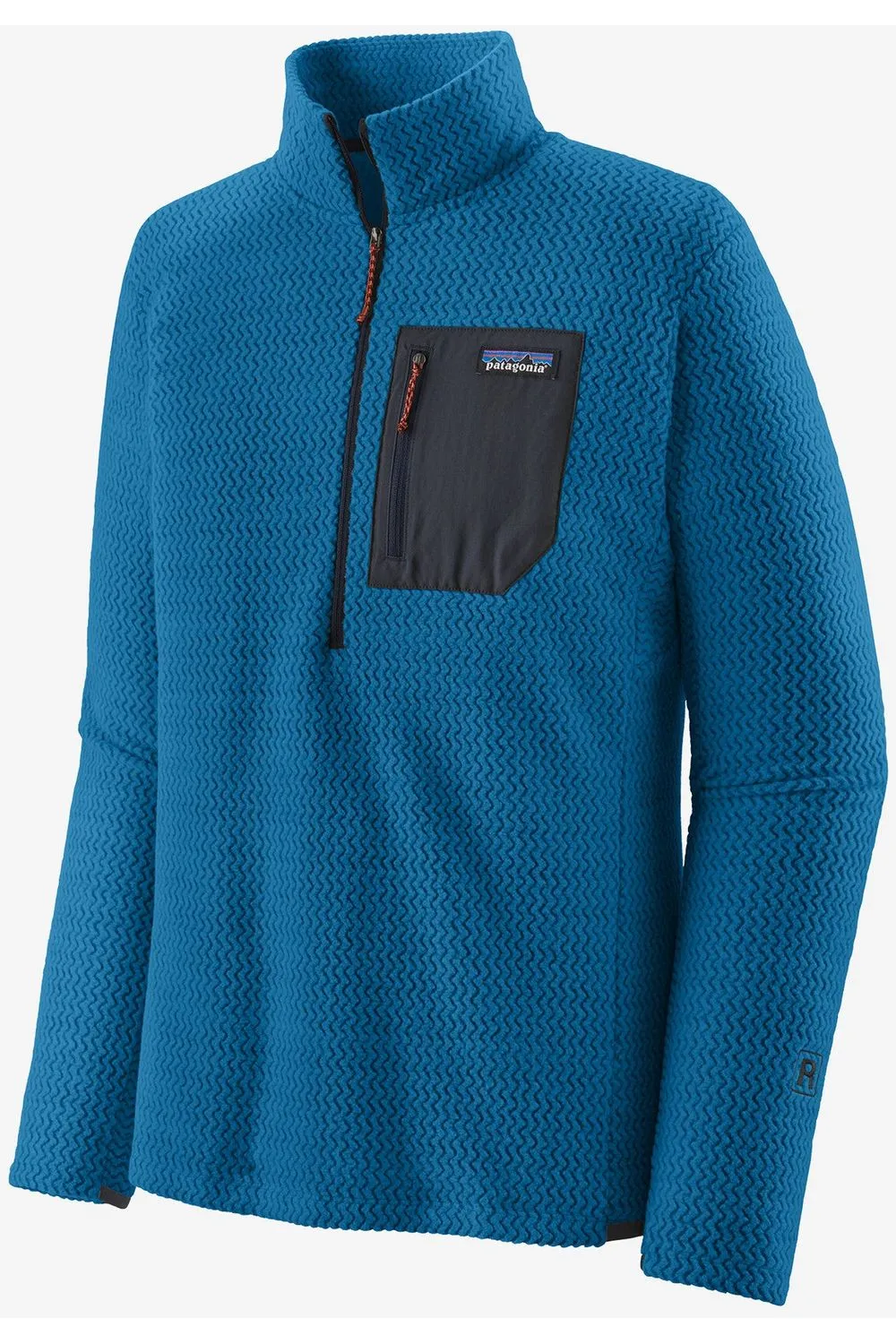 Patagonia Mens R1 Air Zip Neck Fleece Endless Blue