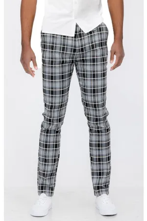 Plaid Trouser Pants B