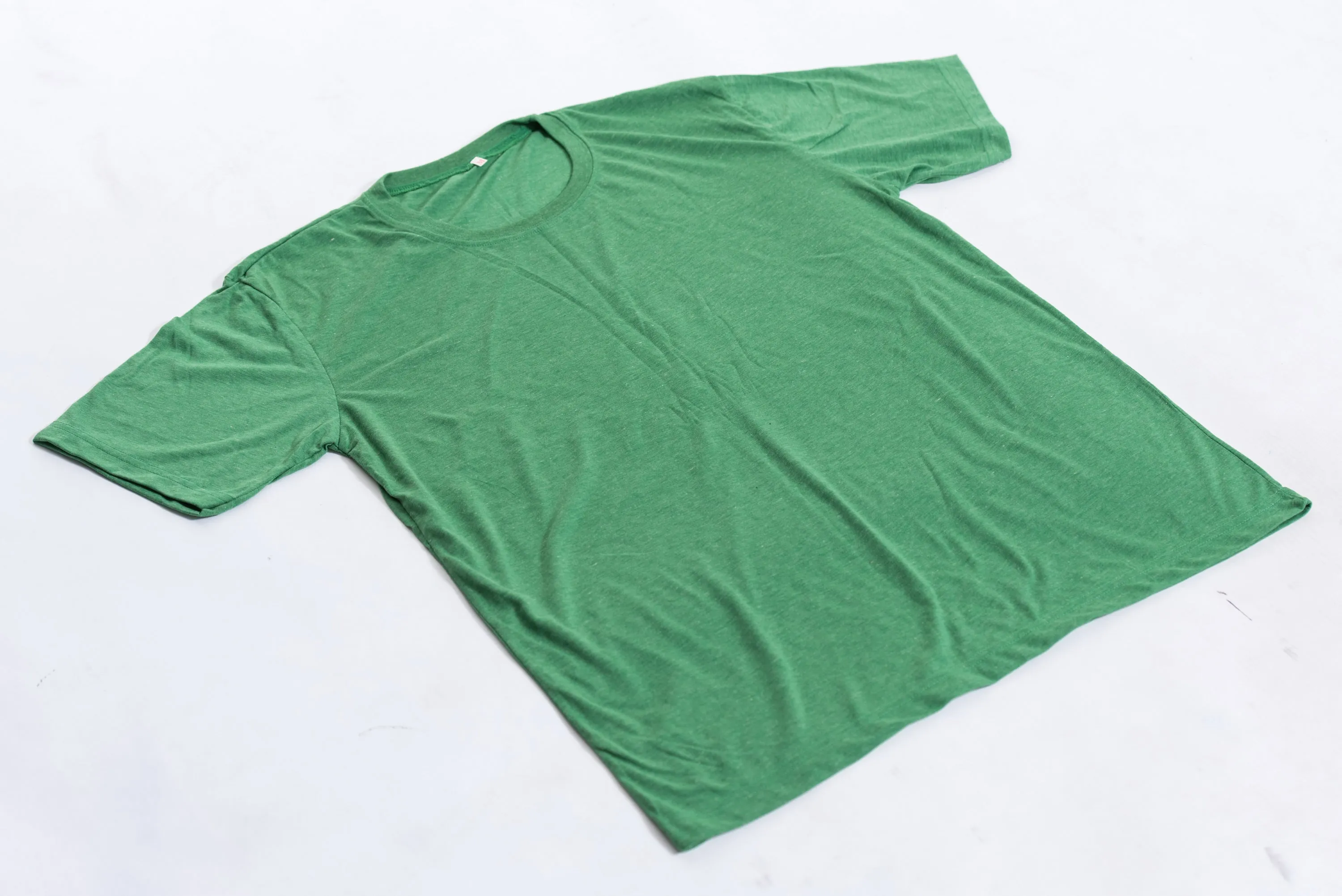 Plain Cotton T-Shirt in Green