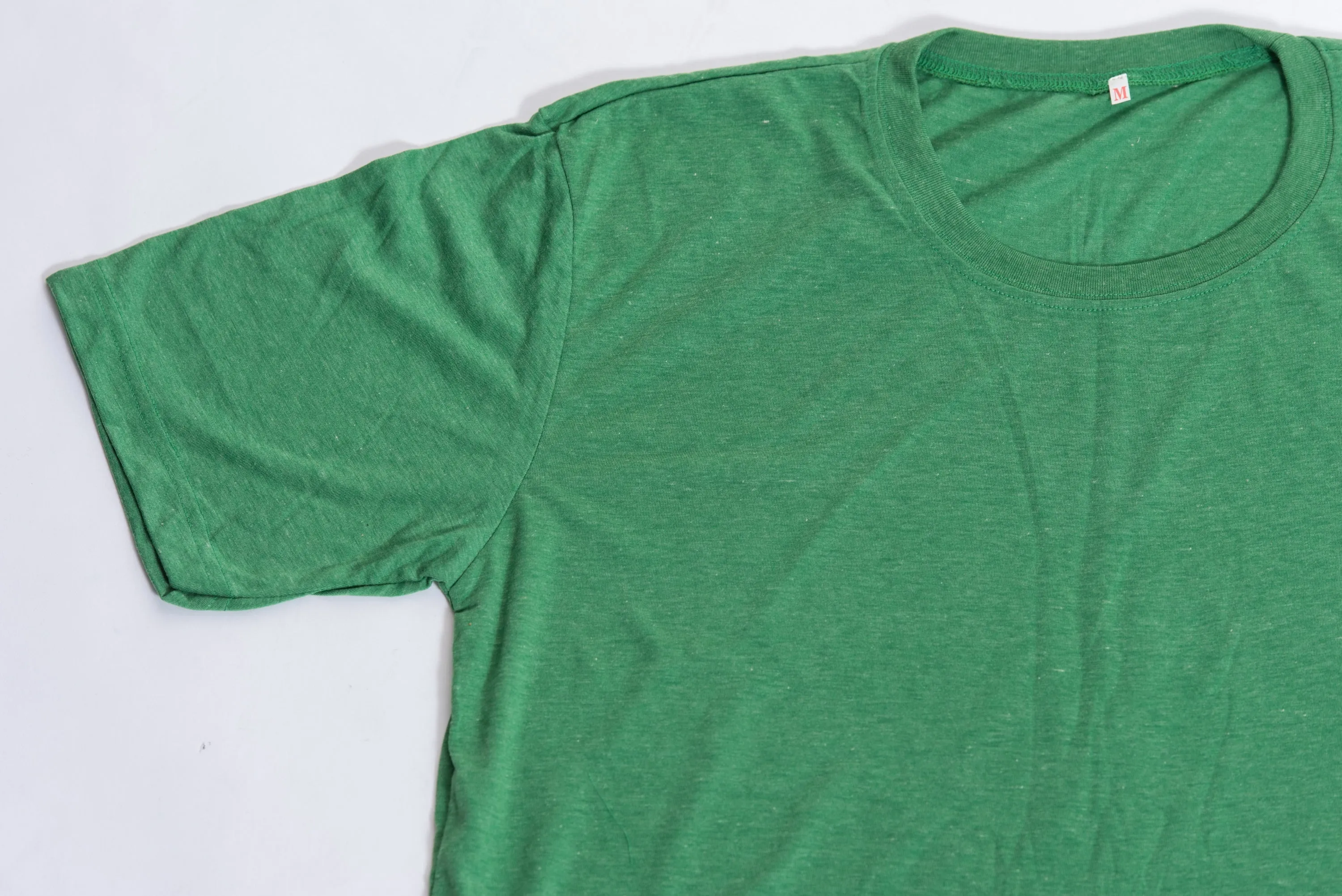 Plain Cotton T-Shirt in Green