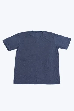 Plain Cotton T-Shirt in Navy