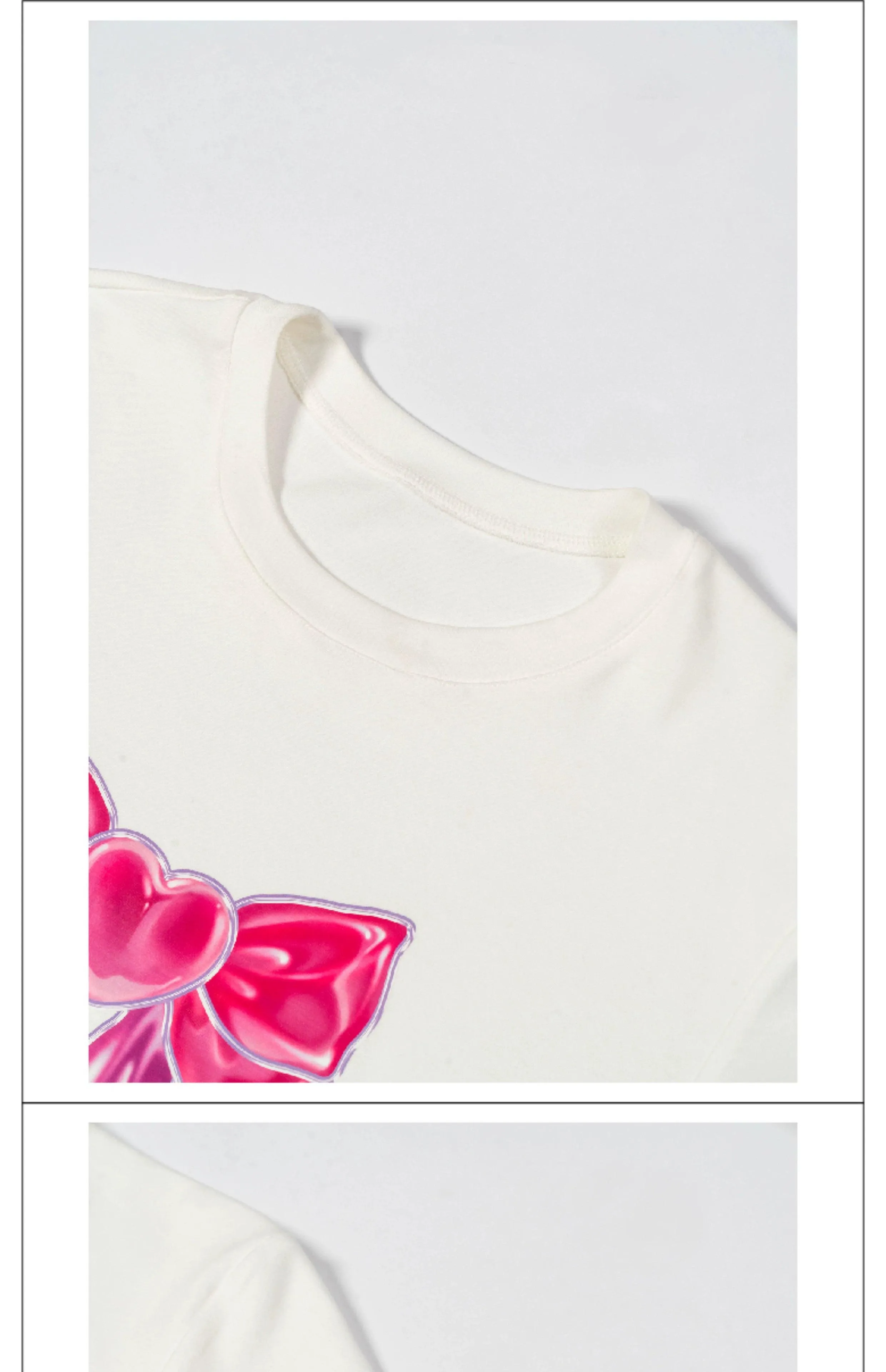 Playful Bow Graphic Tee