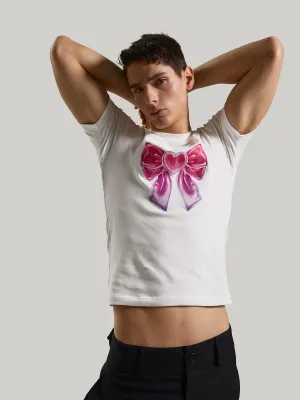 Playful Bow Graphic Tee