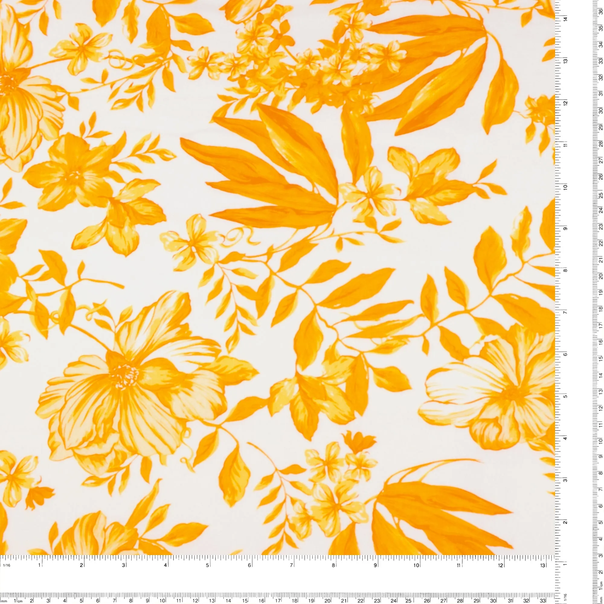 Printed Rayon & Linen - TOBAGO - 011 - Primrose