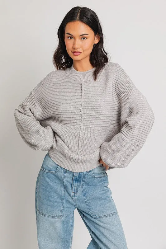 Ribbed Knitted Sweater