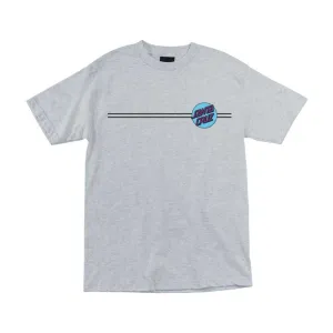 Santa Cruz Other Dot Regular S/S T-shirt - Heather Grey/Blue