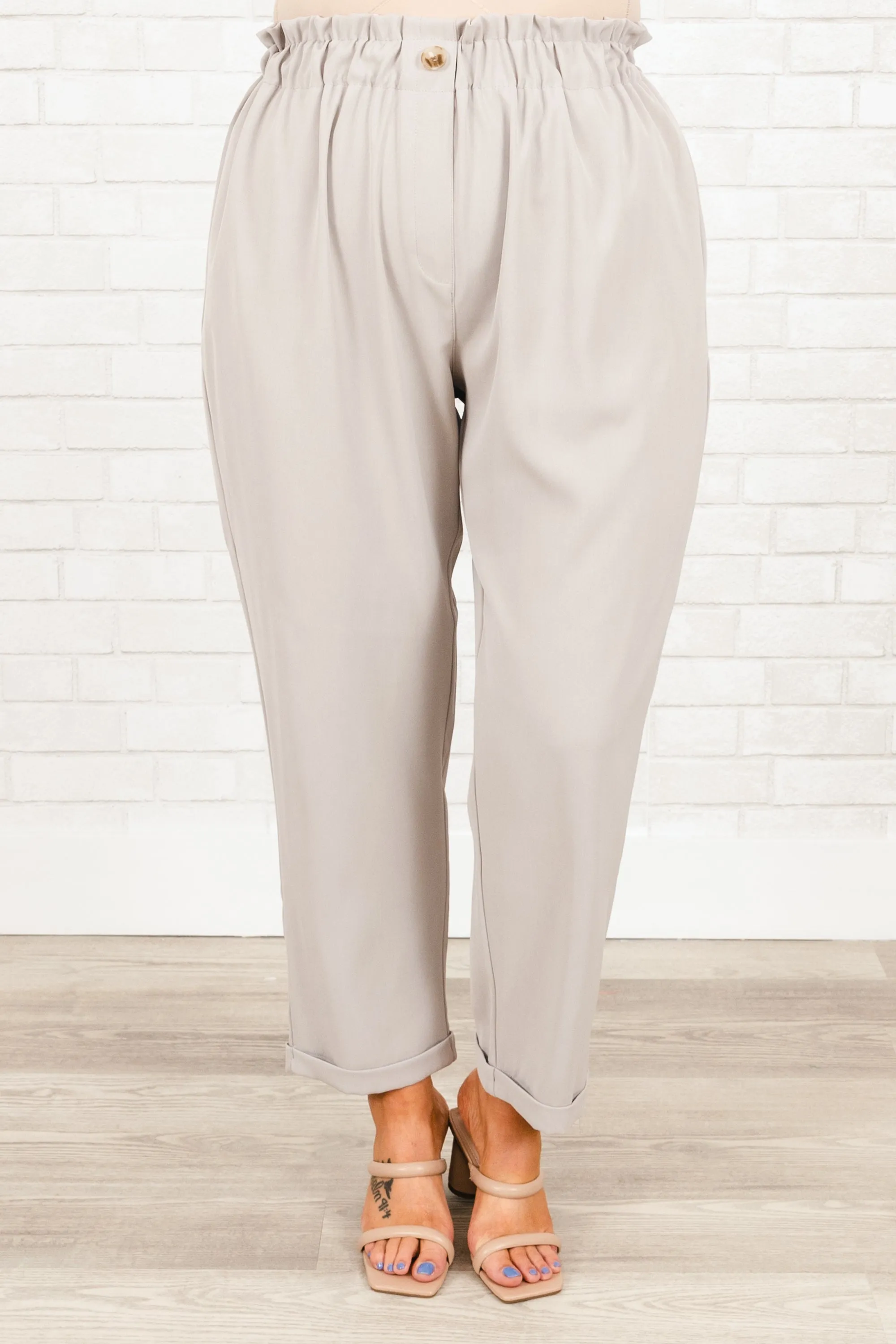 Single Step Pants, Gray