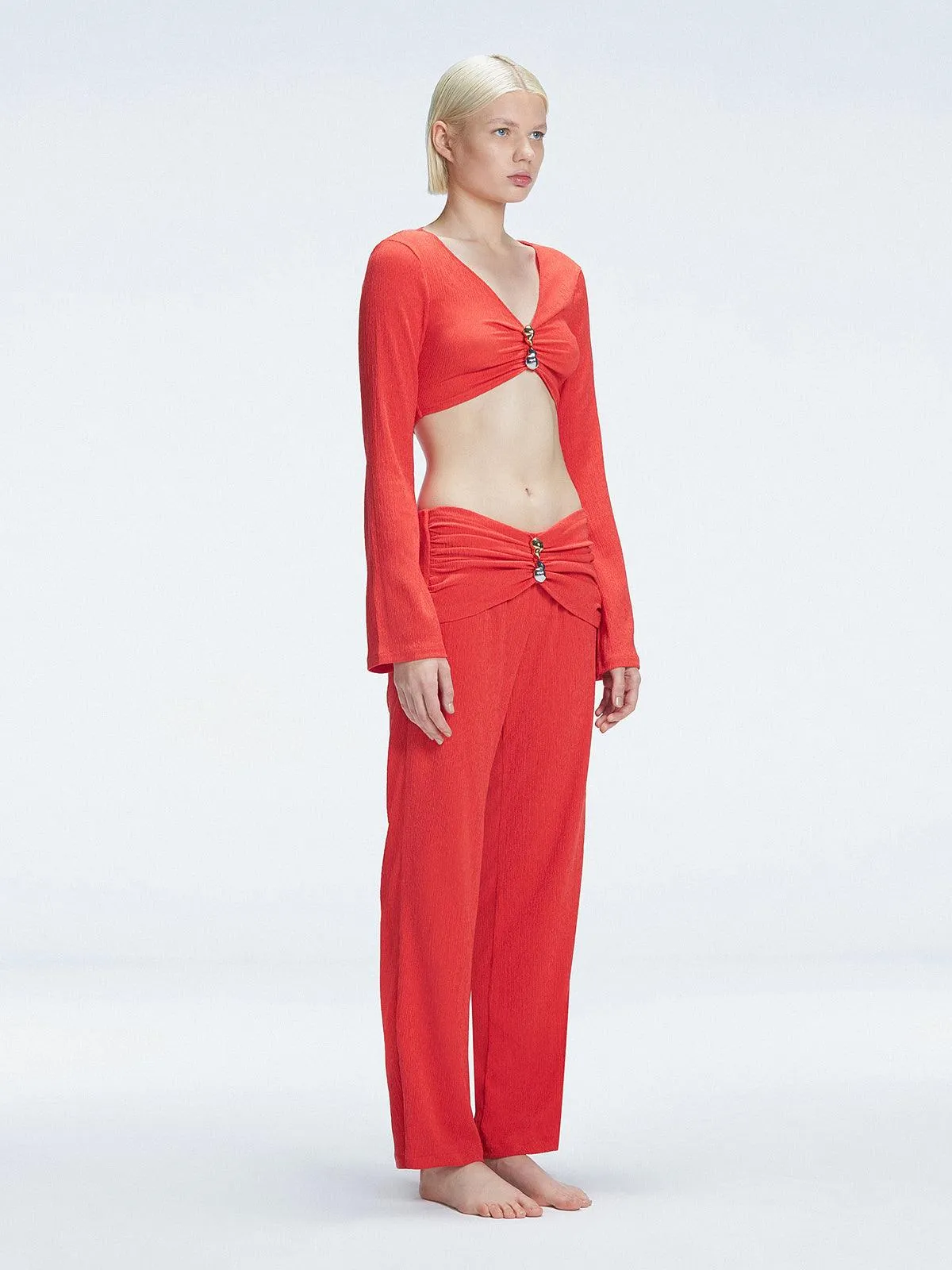 Sirenia Red Top and Helena Red Pants