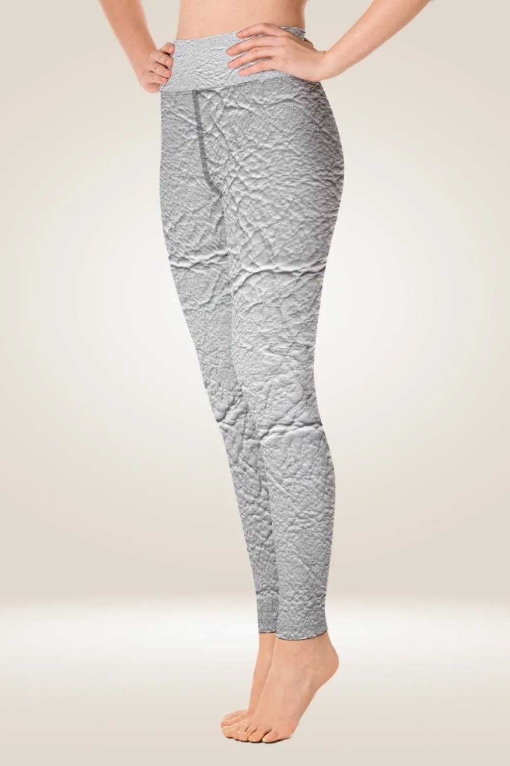 TGC Boutique Gray Faux Leather Leggings