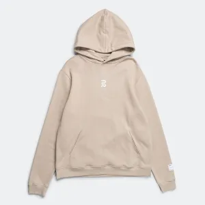 The Cotton Fleece Abstract Thinker Hoodie - Stone