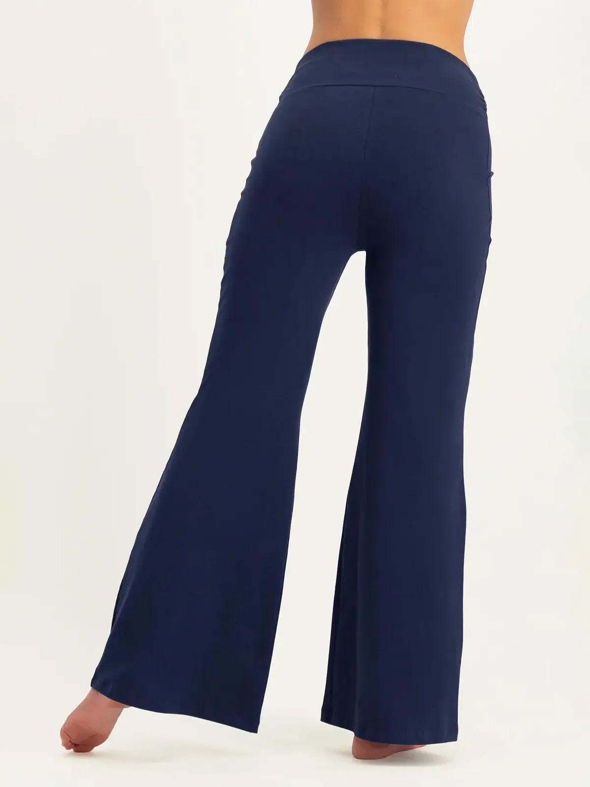 Urban Goddess Maeve Wide Leg Yoga Pants - Midnight