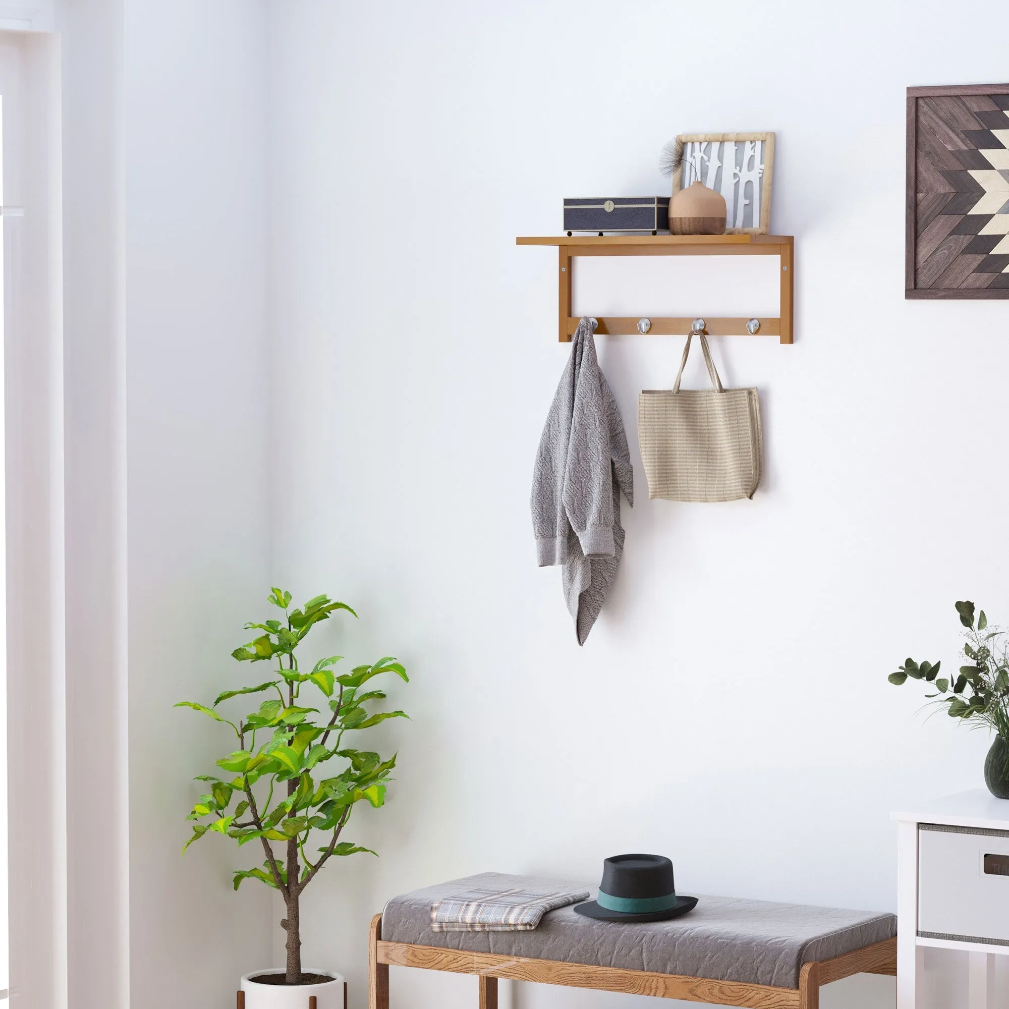 Wall Mounted Clothes Rack